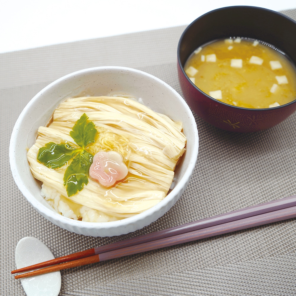 生姜香るやわらか京たぐり湯葉あん