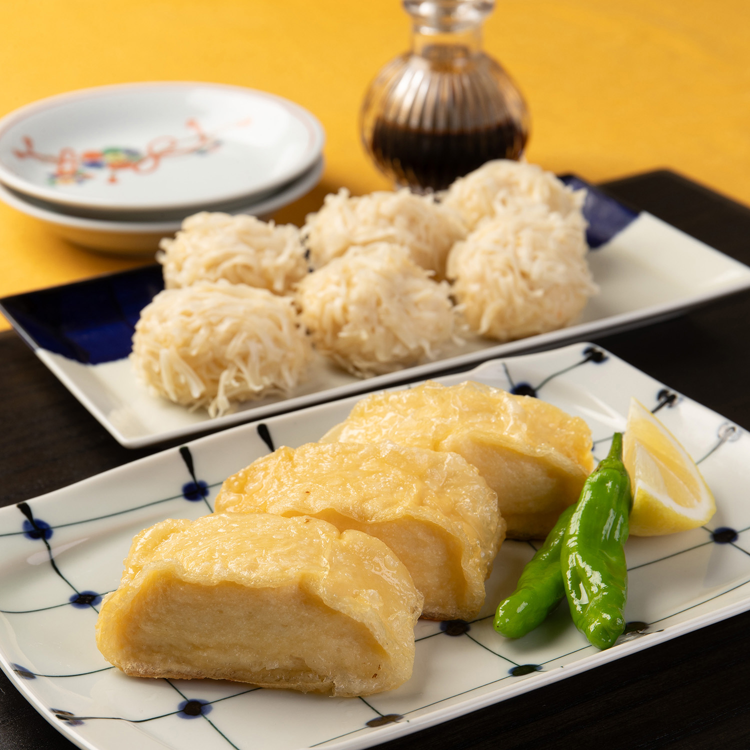 とうふしゅうまいと湯葉揚げセットA