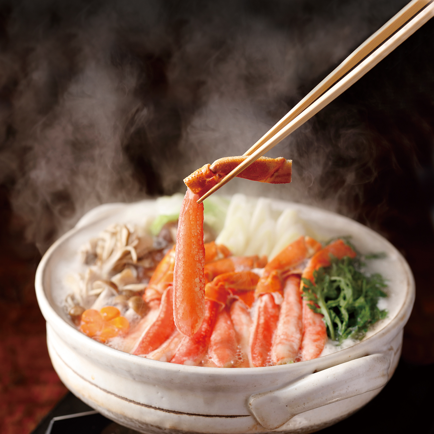 ずわいがにのかにしゃぶ鍋セット<冷凍>