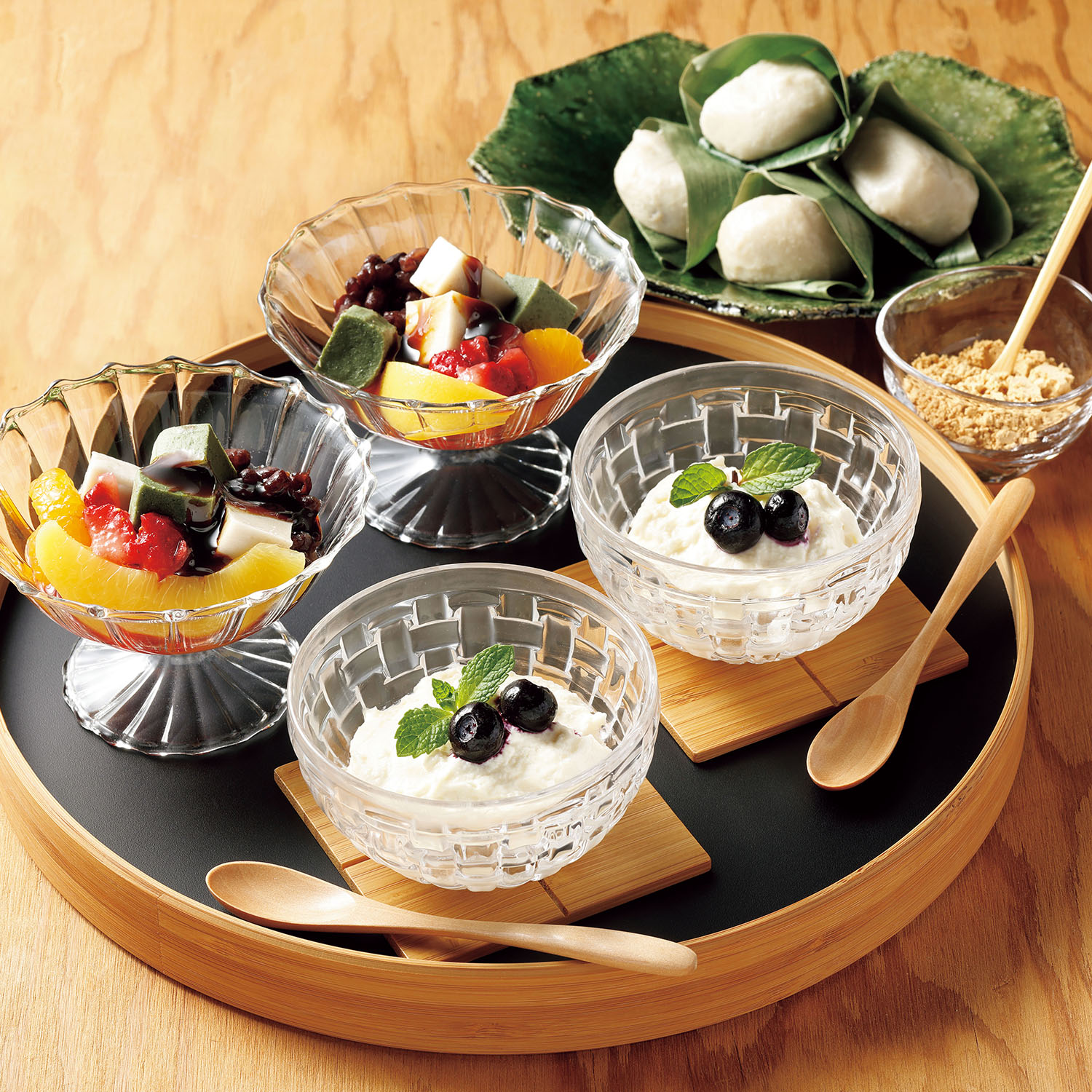 梅の花デザートセット