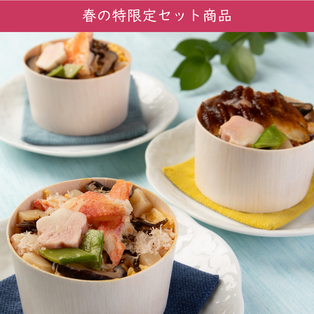 【春特別企画】蒸し寿司お試しセット＜冷凍＞