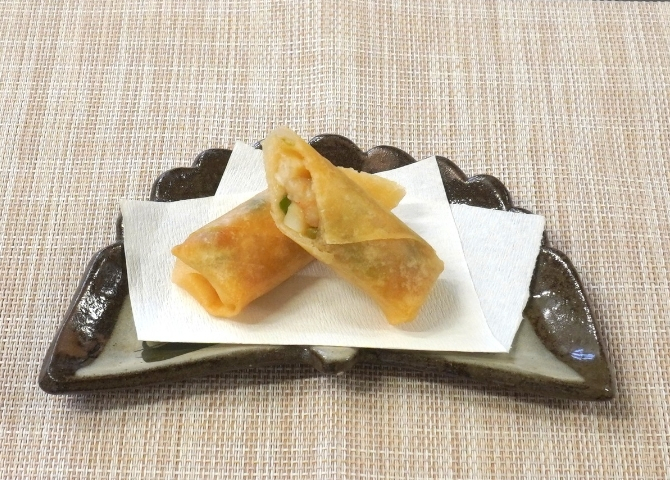 筍入り海鮮春巻